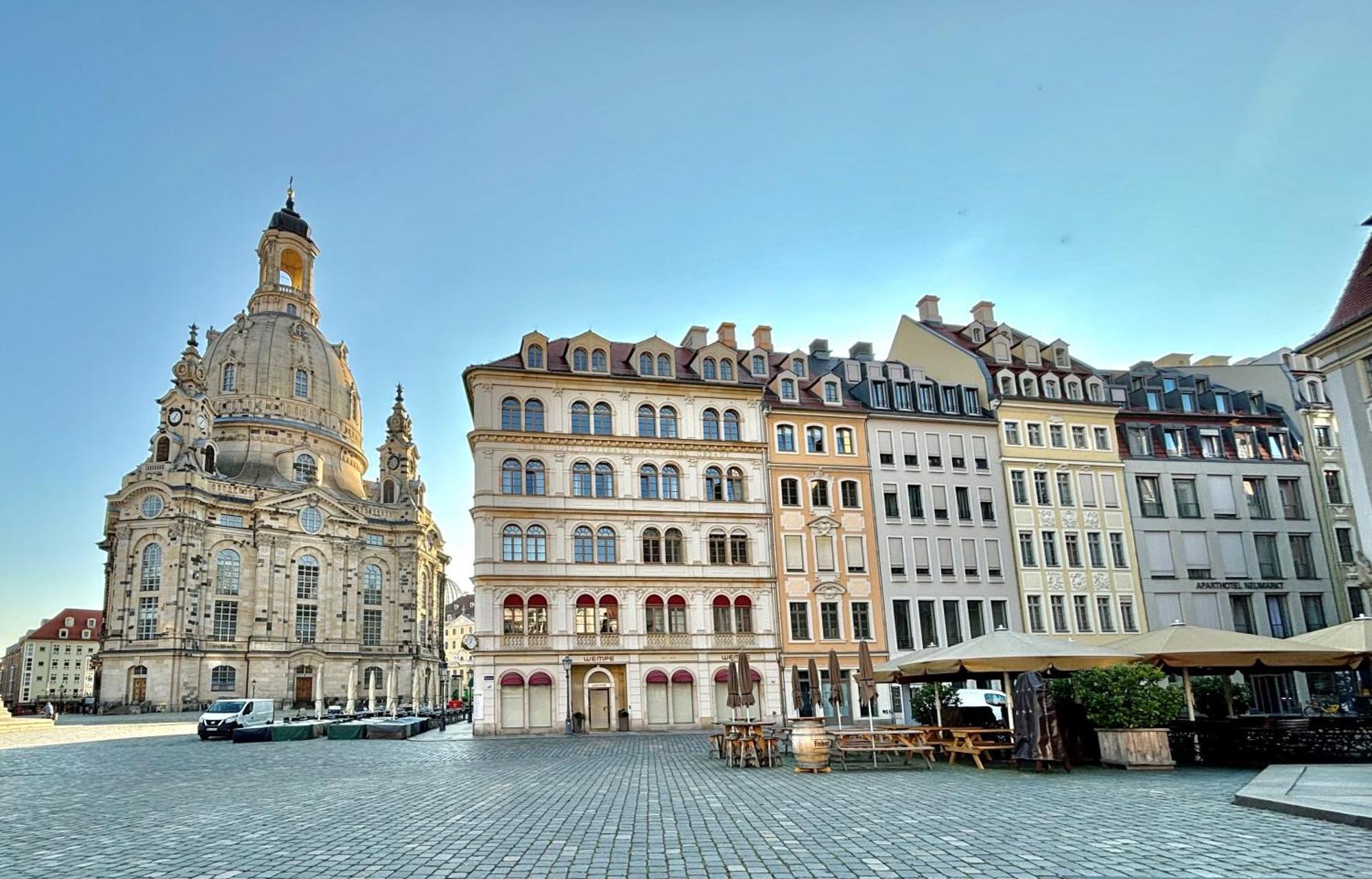 Familienapartment Am Neumarkt Lll Dresden Exteriör bild